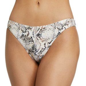 Letarte Misti Snake-Print Bikini Bottom